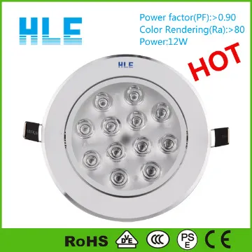 12w aluminium led downlight