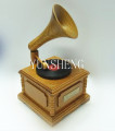 Kualitas tinggi Grosir Phonograph kayu kotak musik