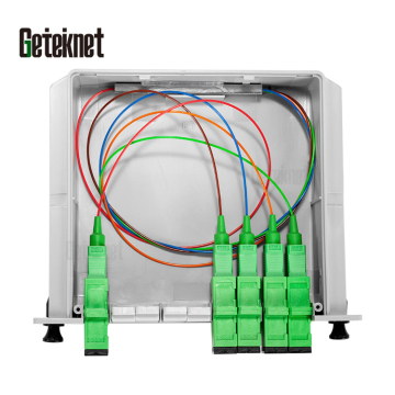 OEM Fibra Optical Equipment: 1x4 Box Assembled SC-APC PLC Splitter