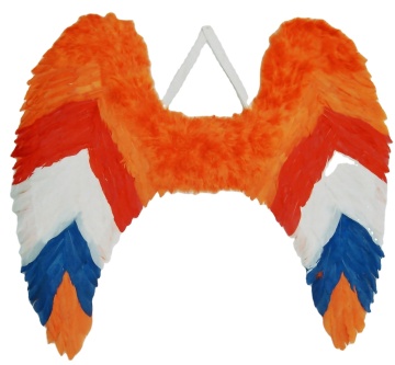 Halloween Carnival Cosplay Party: Rainbow Wings for Women and Kids Wedding Dress-Up