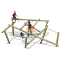 Struktur-Spielplatz-Kletternetz-Seil im Freien