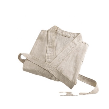 Wholesale Luxury High Quality Linen Bathrobe