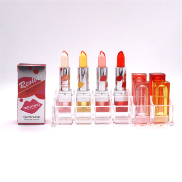 Gincu perubahan warna kalis air tahan lama - 4 warna kelembapan lipstik lipstik untuk label peribadi