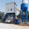 Precast low cost belt conveyor concrete batching plant