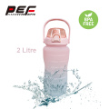 2L Popular fashion Tritan sports drinking water bottle