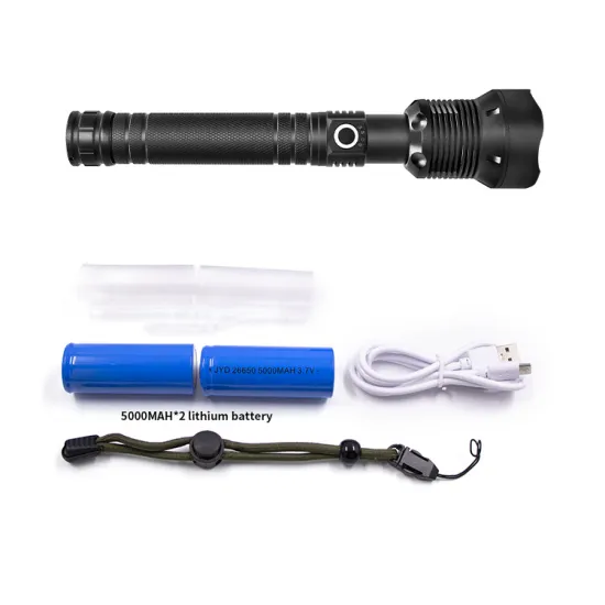 Tactical Rechargeable LED Flashlight: Telescopic, Waterproof, Zoomable USB Charging Hunting Torch