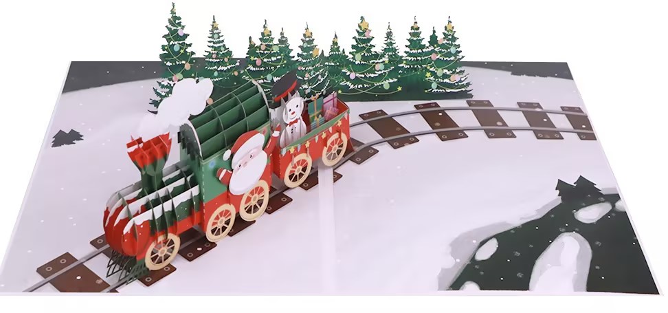 Festival pop up card