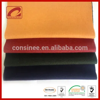 Stock MOQ 50m cashmere wool blended high quality fabric for hot sale