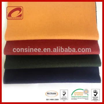 Consinee brand 10 cashmere 90 wool high end suit fabric stock for hot sale