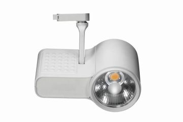 Anti-glare 230v Lecool 30w Led Track Light Fixture 3000k - 5500k White Housing