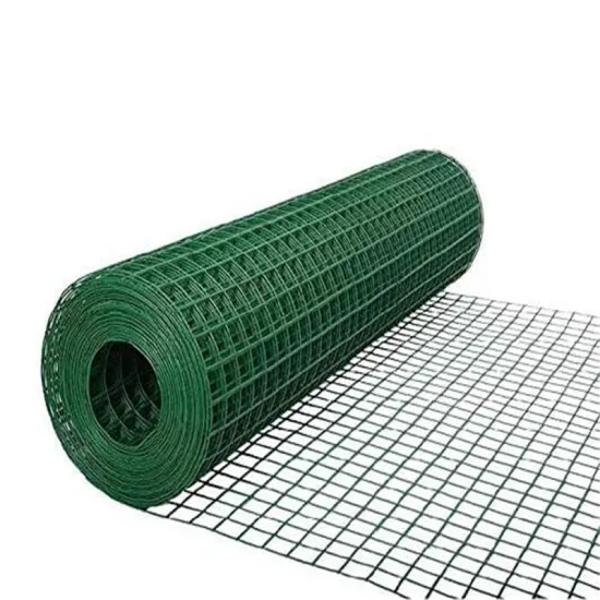 Factory Direct Sales: Customizable China PVC Coated Dark Green Welded Wire Mesh (3/8" or 1/4" Hole Gauge, 1mm)