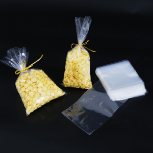 Side Sealing Plastic HDPE LDPE Plastic Flat Poly Bag for Food Packaging