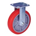 4 inch heavy duty rigid caster PU wheel