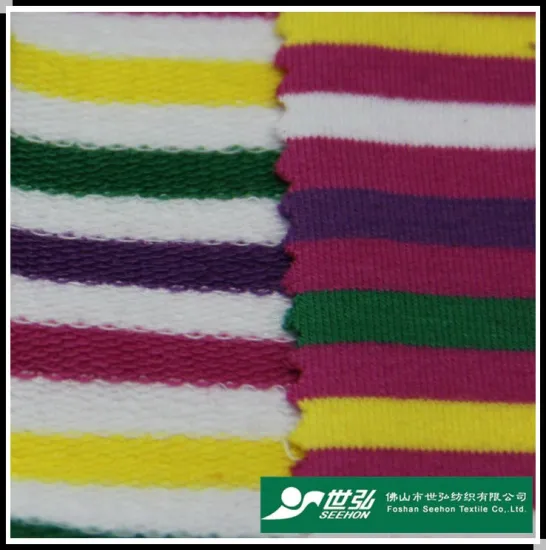 rainbow strips terry, 95%cotton, 5%spandex, 250g,175cm