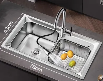 Stainless Steel Double Sink Dishwasher
