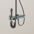 Gun Grey Digital Display Constant Temperature Shower Set