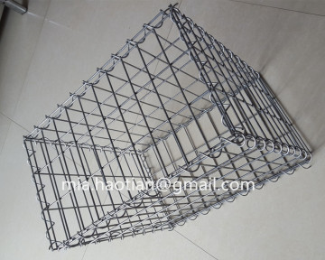 Hot dipped galvanized 50x100mm mesh size 50x50x100cm Weldmesh gabion