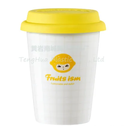 Mioo Best feeling Ceramic cup,Ceramic Coffee Cup ,Ceramic Mug Cup With Silica Gel Lid