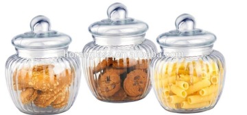 Classic Ribbed Retro glass Jar are on sale