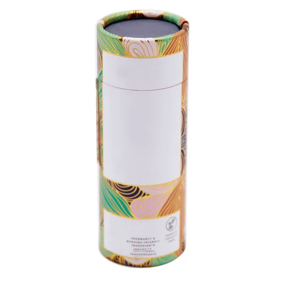 Customized cosmetics hot stamping process paper tube