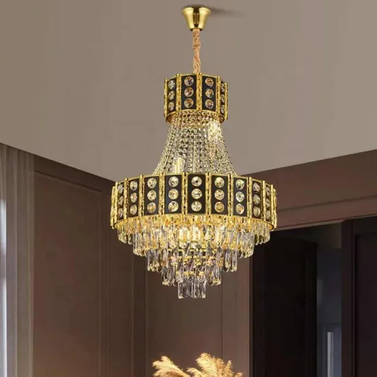 Luxury Living Room Decor: Modern K9 Crystal Chandeliers and Pendant Lighting