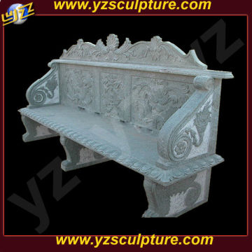 Carving Marble Garden Bench Garden Furniture SBC-C030 (Factory Supply)