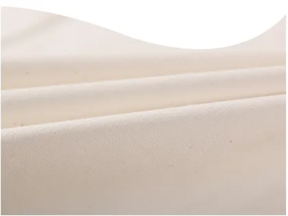 White Canvas Fabric for Home Textile