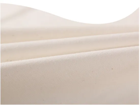 White Canvas Fabric for Home Textile