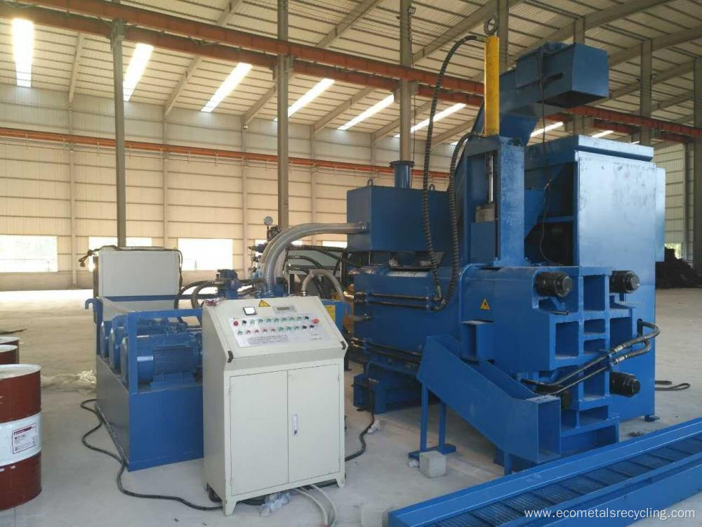 Automatic Steel Chips Briquetting Press Machine For Smelting