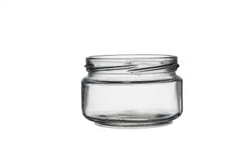 220ml Glass Straight Sided Jar