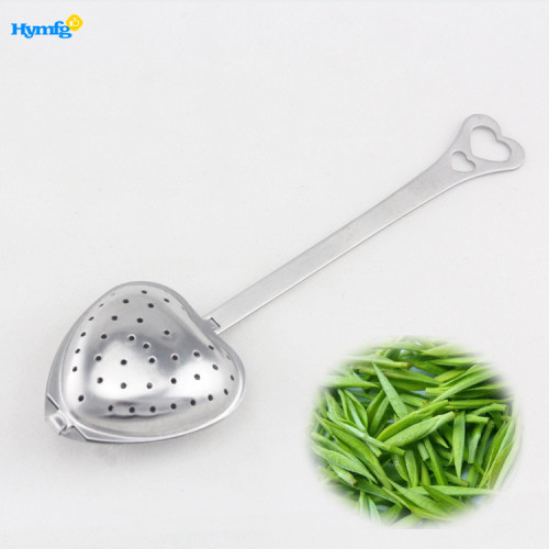 Stainless Steel Long Handle Heart shaped Tea Infuser