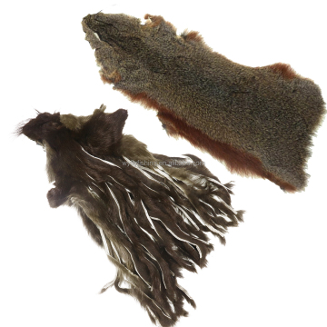 Natural Thick Hair Zonker Strip for Fly Fishing Lure Tying