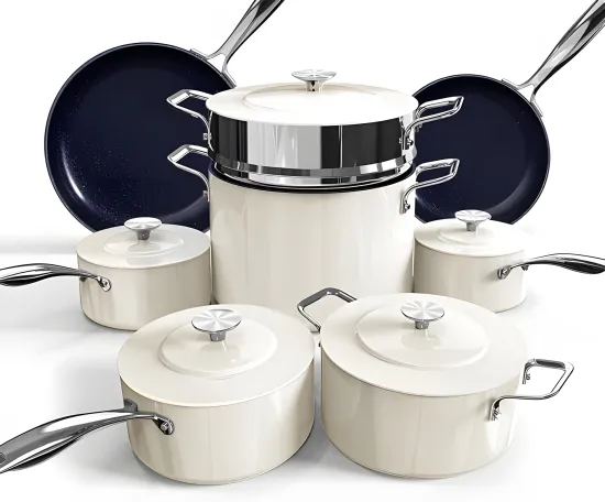 Wholesale Non-Stick Ceramic Camping Cookware Set: Versatile Pots and Pans for All Cooktops, Including Induction