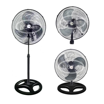 16/18 Inch Industrial Pedestal Turbo Fans with High-Power Motor and Aluminum Blades