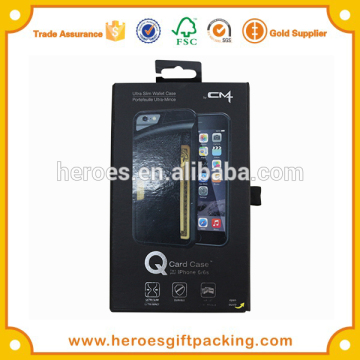 Trade Assurance Customized Newest Luxury Paper Mobile Phone Case Packaging with Magnet and Ribbon