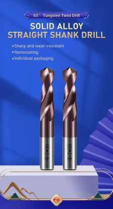 TG High Precision 65 Degrees Tungsten Steel Alloy Drill Bit