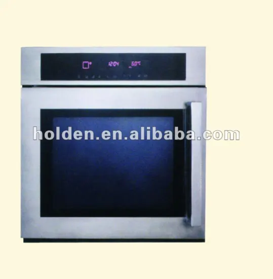 built in double convention electirc oven with stainless steel