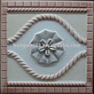 Hongwei Border/Golden Rustic border tiles with gold 20SJ03E