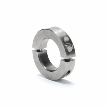  Inch Stainless Steel Double Split Shaft and Clamp Collar for Tight Shaft Applications and Shaft Locking Solutions