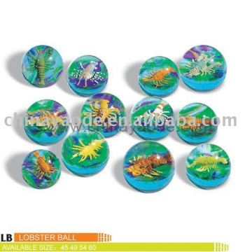 3D figurine lobster bouncing ball