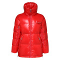 Custom Winter Ladies Casual Zipper Loose Padded Jacket