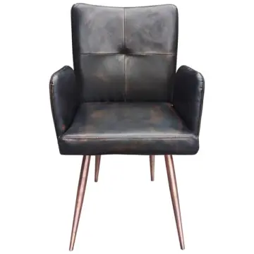 Modern Design Metal Legs modern arm dining chair home furniture living room leisure chair