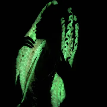 24inch 100g ombre glowing synthetic jumbo braids shining hair in the darkness soft braiding hair extensions