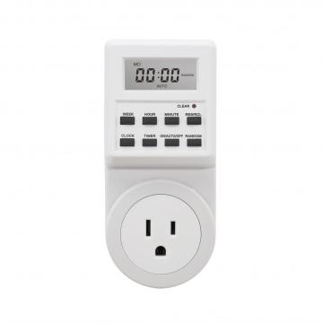 Small LCD Digital Timer Socket