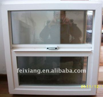 Single Hung Vinyl window, American style PVC hung window