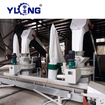 Wood burning pellet making machine