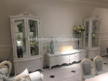 high quality Luxury design wooden living room furniture