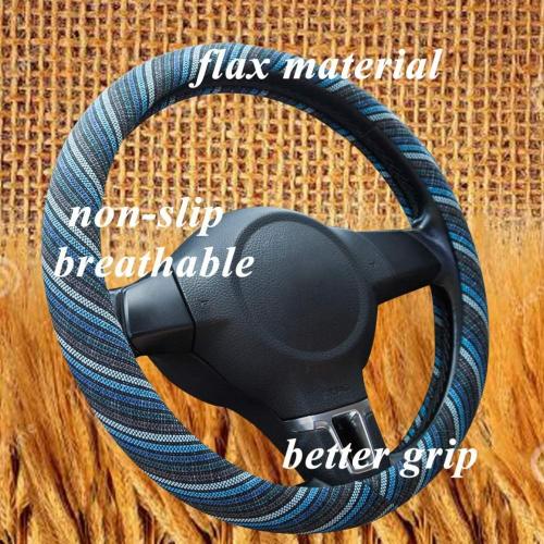 Easy to Install Car Wheel Cover Car accessories real madrid car steering wheel cover Supplier