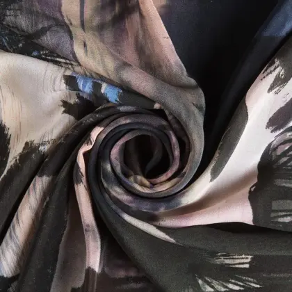 14mm Silk Viscose Blend Crepe De Chine Fabric