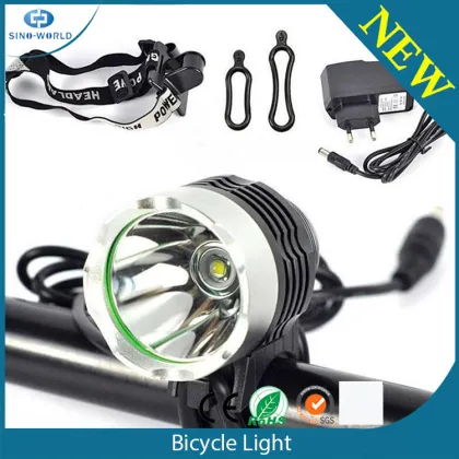 High power CREE LED rechargeable bike headlights